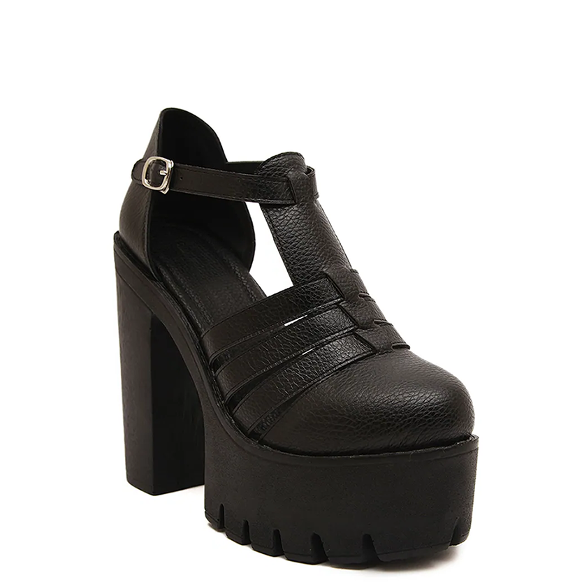 Funki Findz | Shoes | Women's Gothic Punk High Chunky Sandal