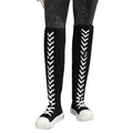 Funki Findz | Boots | Women's Over Knee Lace Up Canvas Boots