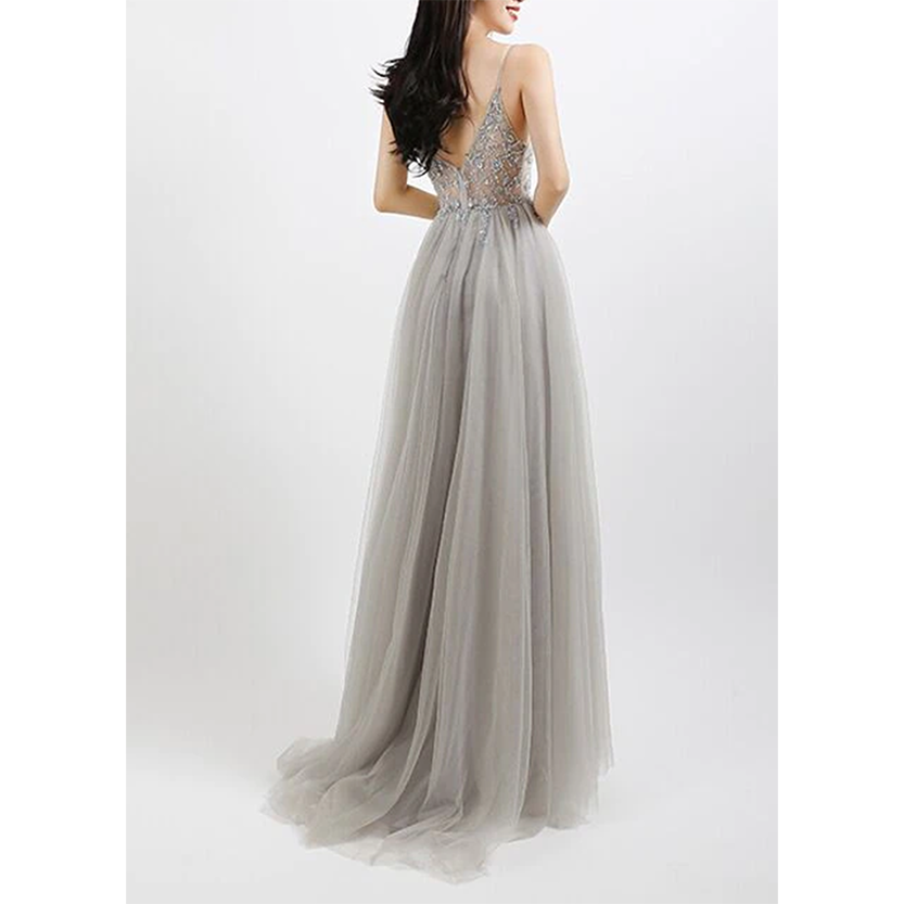 Funki Findz | Dresses | Women's Strappy Full Length Ball Dress