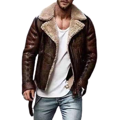 Funki Findz | Jackets | Men's Faux Fur, Faux Leather Jacket