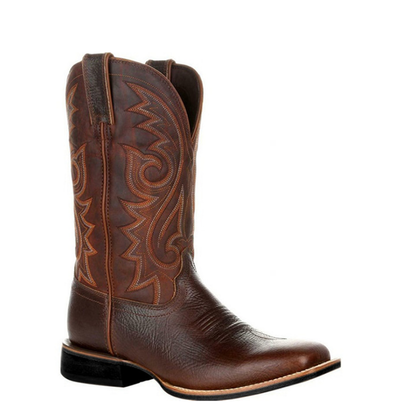 Funki Findz | Boots | Men's Mid-calf Embroidered Cowboy Boot