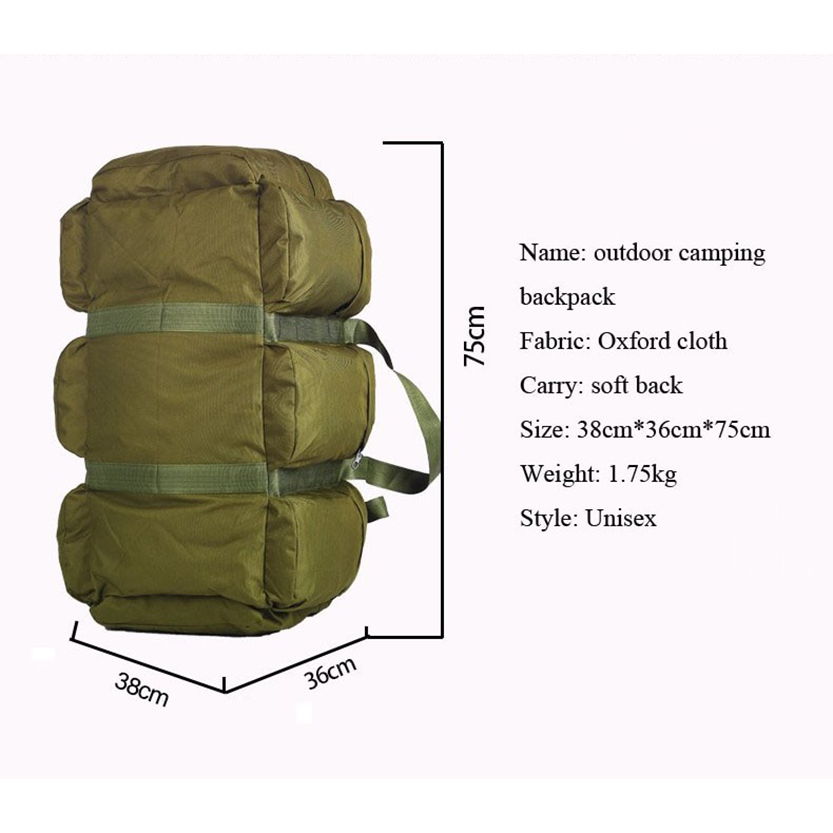 Funki Findz | Bags | Travel Bags | Large Capacity Bag 100L