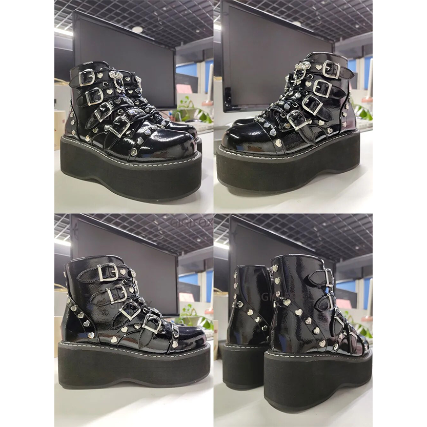 Funki Findz | Boots | Women's Platform Gothic Ankle Boots