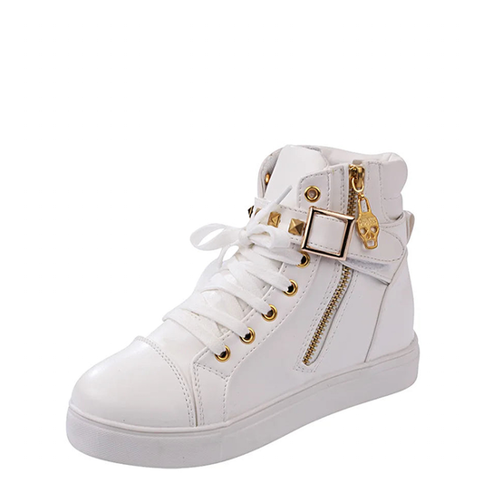 Funki Findz | Boots | Women's Zip Buckle Ankle Boot Sneakers