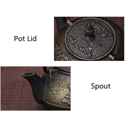 Funki Findz | Teapots | Japanese Style Cast Iron Teapot + Infuser 900ml