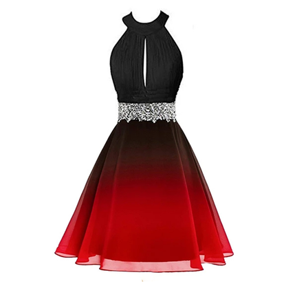 Funki Findz | Dresses | Women's Chiffon Short Cocktail Dress