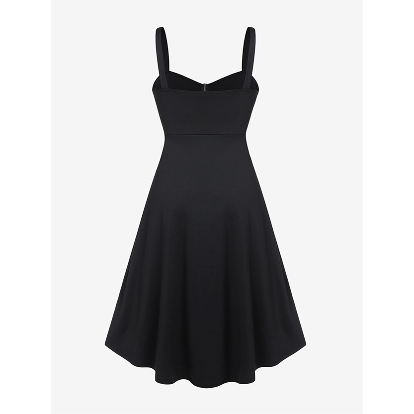 Funki Findz | Dresses | Women's Gothic Punk Strappy Midi Dress