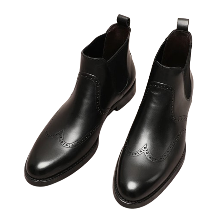 Funki Findz | Boots | Men's Leather Formal Dress Ankle Boots