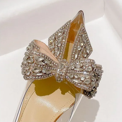 Funki Findz | Shoes | Women's Pointy Toe Clear Wedding Stiletto