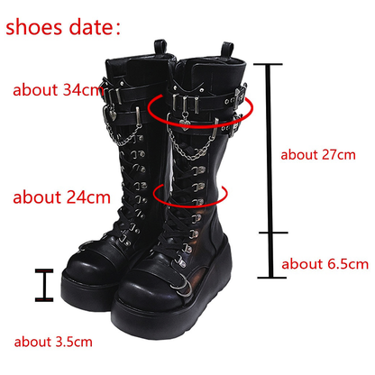 Funki Findz | Boots | Women's New Gothic Style Platform Boots