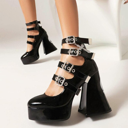 Funki Findz | Shoes | Women's Gothic Punk Mary Jane Platforms