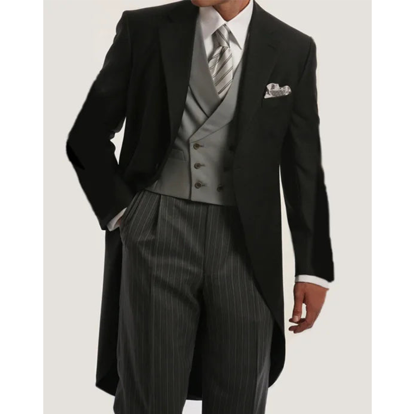 Funki Findz | Suits | Men's 3 Pcs Tailored Wedding Morning Suit