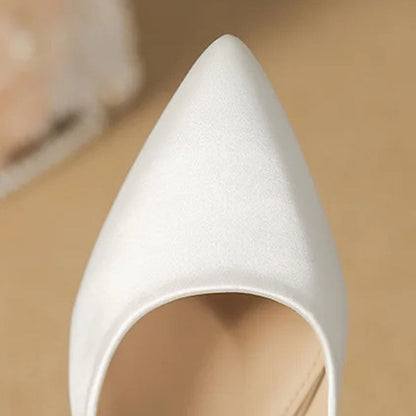 Funki Findz | Shoes | Women's Elegant Satin High Heel Pumps