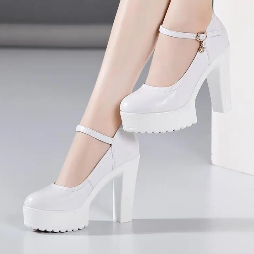 Funki Findz | Shoes | Women's Luxury Leather High Mary Janes