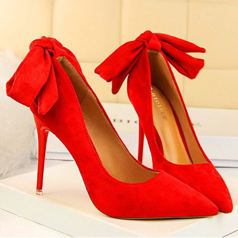 Funki Findz | Shoes | Women's Elegant Bow Tie High Heel Pump