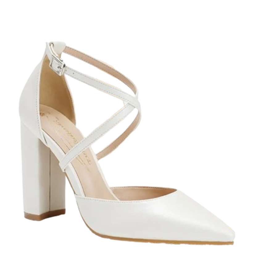 Funki Findz | Shoes | Women's Elegant Cross Strap Bridal Shoes