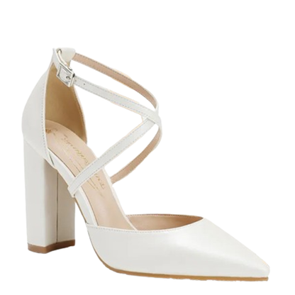 Funki Findz | Shoes | Women's Elegant Cross Strap Bridal Shoes