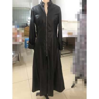 Funki Findz | Jackets | Women's Faux Leather Long Jackets