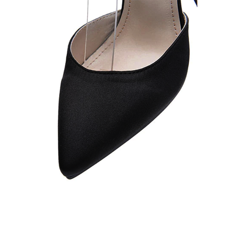 Funki Findz | Shoes | Women's Luxury Satin Bow Tie Stilettos