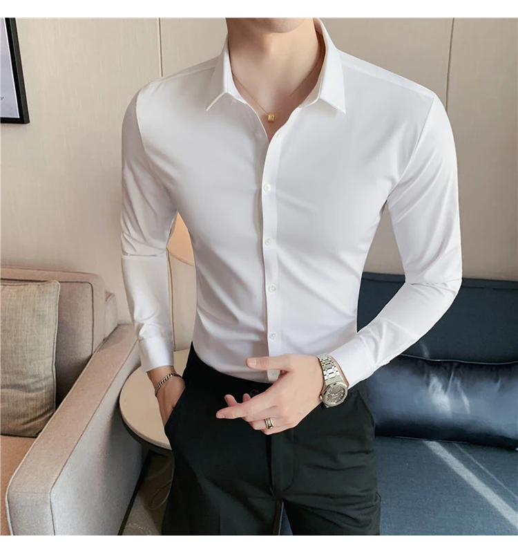 Funki Findz | Shirts | Men's Slim Fit British Style Dress Shirt 7XL