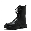 Funki Findz | Boots | Men's Lace Up Mid-Calf Biker Boots