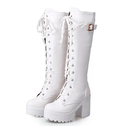 Funki Findz | Boots | Women's High Luxury Gothic Platform Boots
