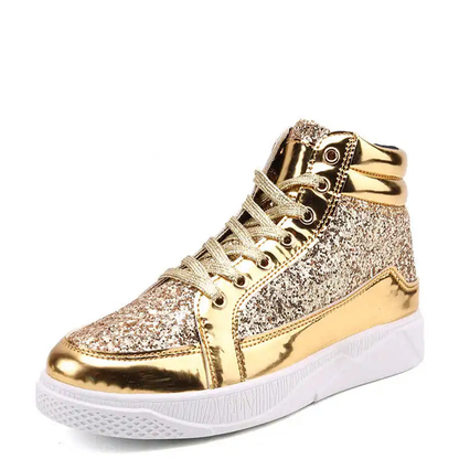 Funki Findz | Boots | Men's Women's Bling Lace Up Sneakers