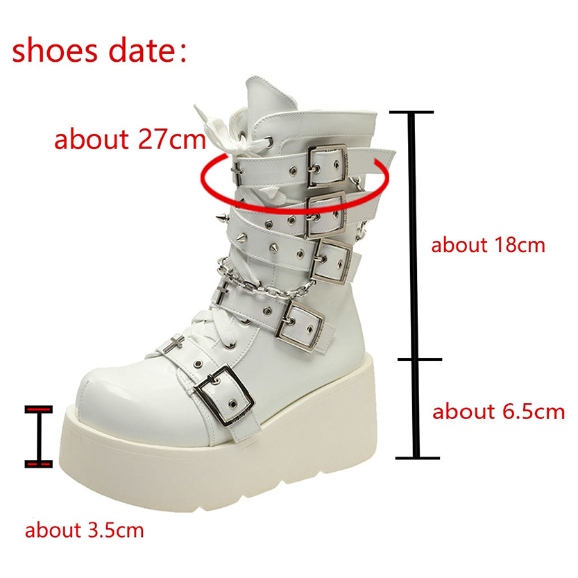Funki Findz | Boots | Women's New Gothic Style Platform Boots