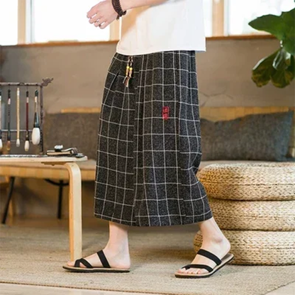 Funki Findz | Pants | Men's Long Japanese Kimono Wide Shorts