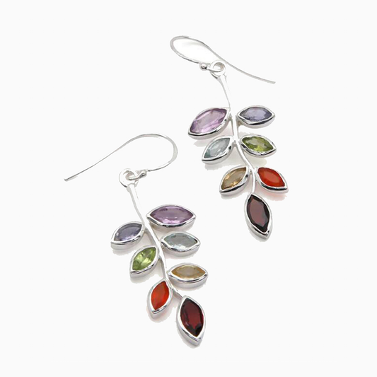 Funki Findz | Earrings | Elegant Multicolored Drop Earrings