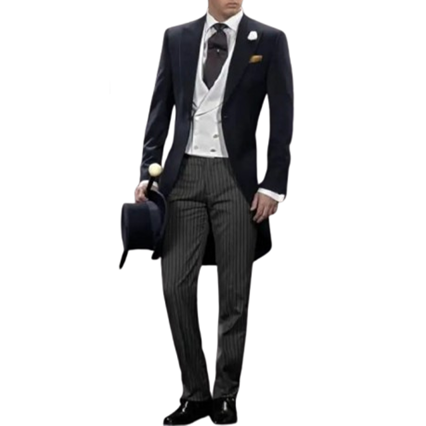 Funki Findz | Suits | Men's 3 Pcs Tailored Wedding Morning Suit
