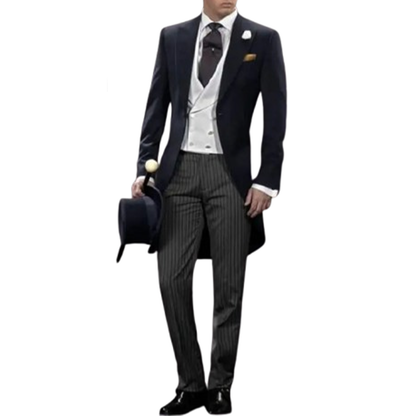 Funki Findz | Suits | Men's 3 Pcs Tailored Wedding Morning Suit