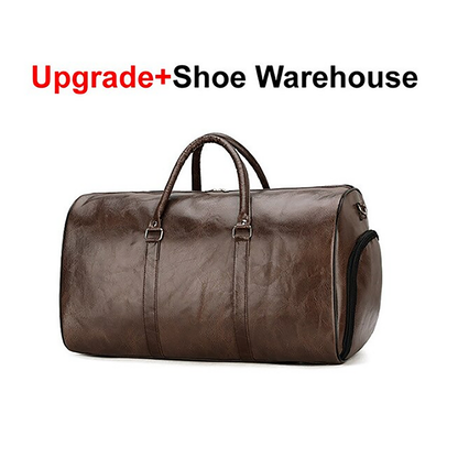 Funki Findz | Bags | Travel Bags | Faux Leather Overnight Bag