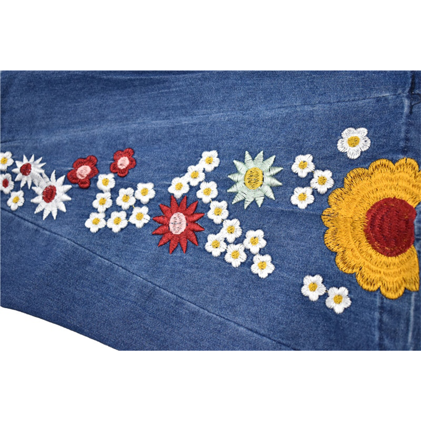 Funki Findz | Pants | Women's Boho Hippy Embroidered Jeans