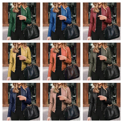 Funki Findz | Jackets | Women's Slim Fit Faux Leather Jackets