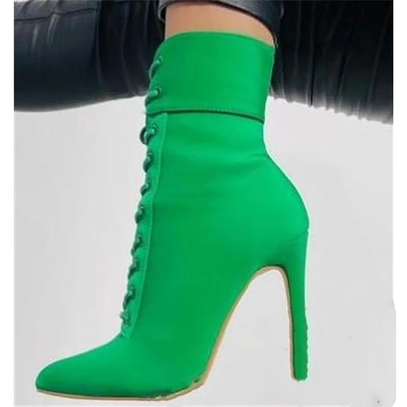 Funki Findz | Boots | Women's Pointed Toe Stiletto Short Boots