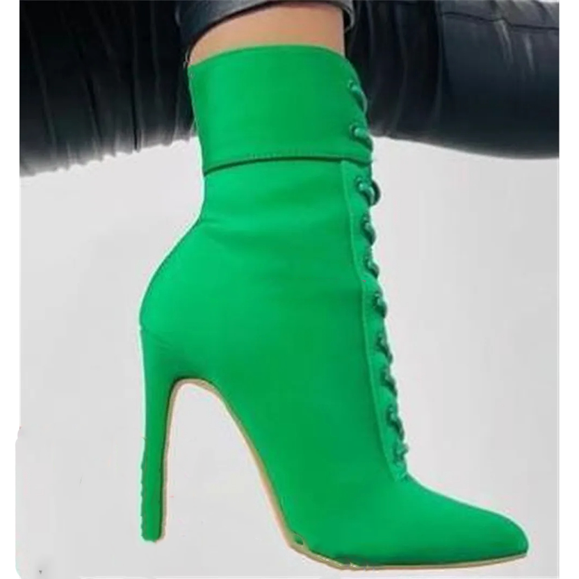Funki Findz | Boots | Women's Pointed Toe Stiletto Short Boots