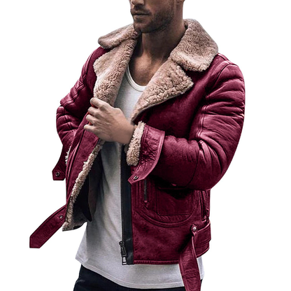 Funki Findz | Jackets | Men's Faux Fur, Faux Leather Jacket