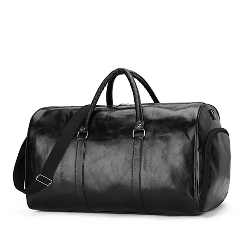Funki Findz | Bags | Travel Bags | Faux Leather Overnight Bag
