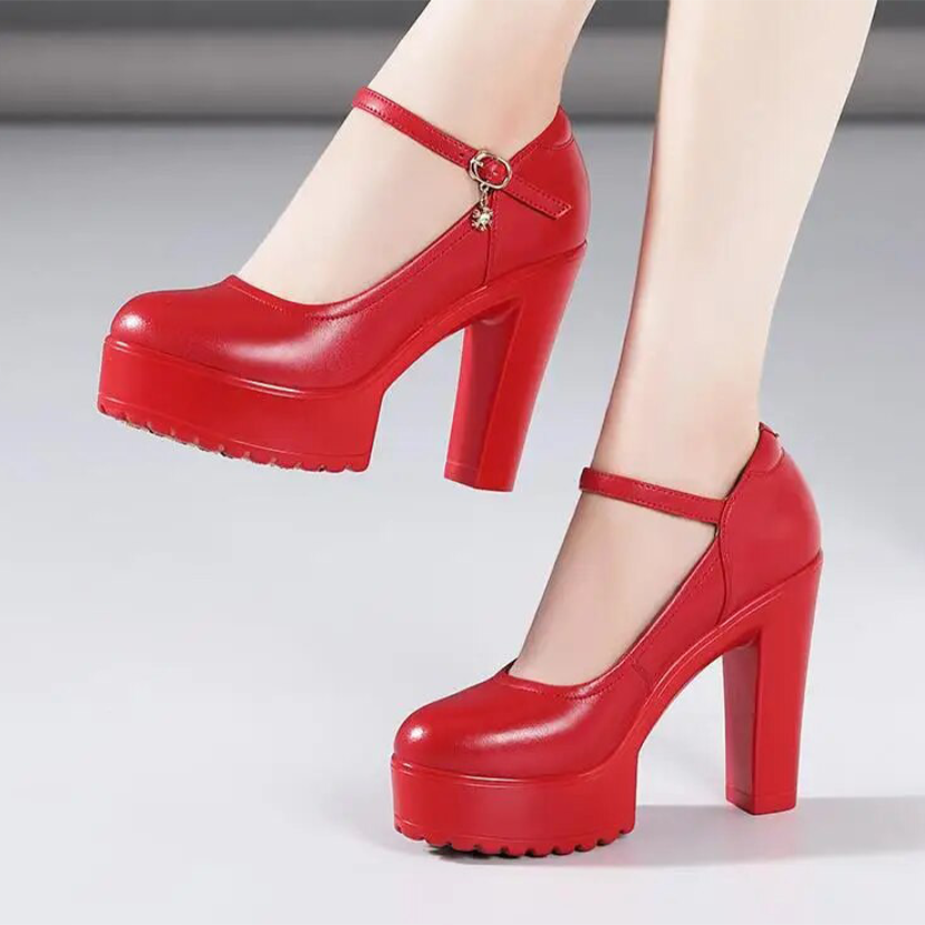 Funki Findz | Shoes | Women's Luxury Leather High Mary Janes