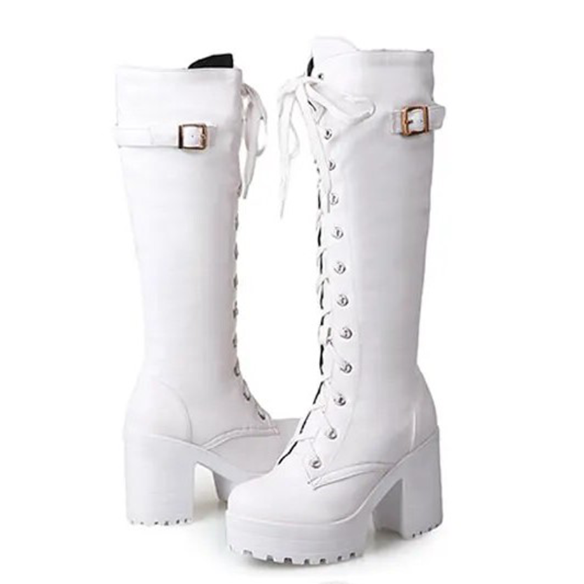 Funki Findz | Boots | Women's High Luxury Gothic Platform Boots