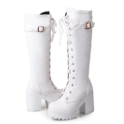 Funki Findz | Boots | Women's High Luxury Gothic Platform Boots