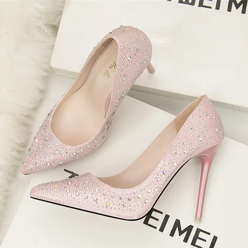 Funki Findz | Shoes | Women's Rhinestone Sparkly Prom Shoes