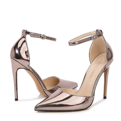 Funki Findz | Shoes | Women's Gold Silver Formal Stiletto Pumps
