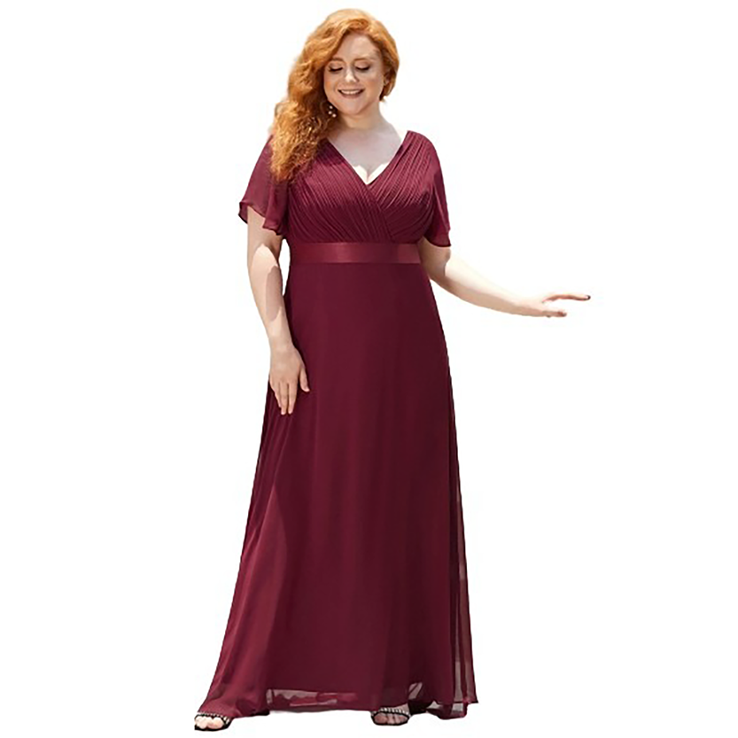 Funki Findz | Dresses | Women's Elegant Chiffon Evening Dress