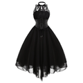 Funki Findz | Dresses | Women's Gothic Punk Lace Party Dress