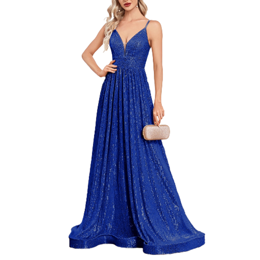 Funki Findz | Dresses | Women's Luxury Strappy Evening Dress