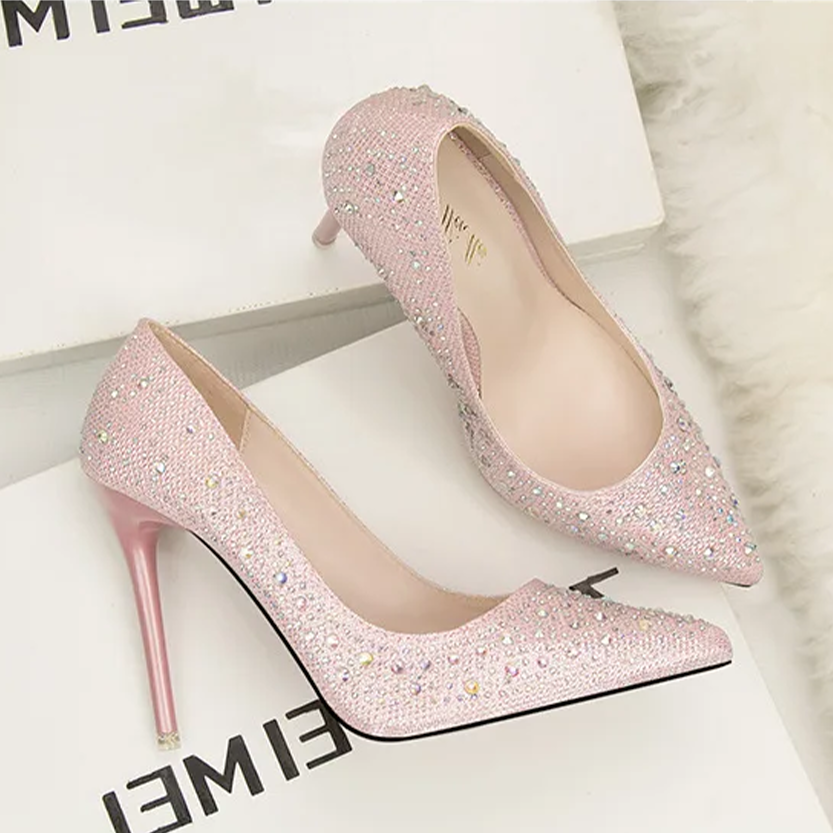 Funki Findz | Shoes | Women's Rhinestone Sparkly Prom Shoes