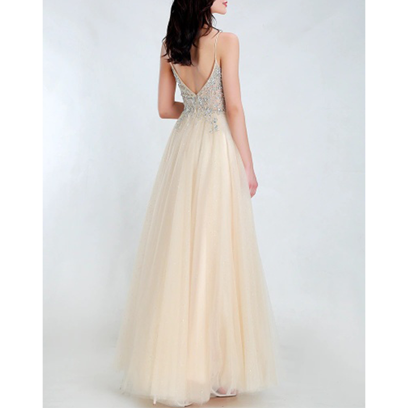 Funki Findz | Dresses | Women's Strappy Full Length Ball Dress