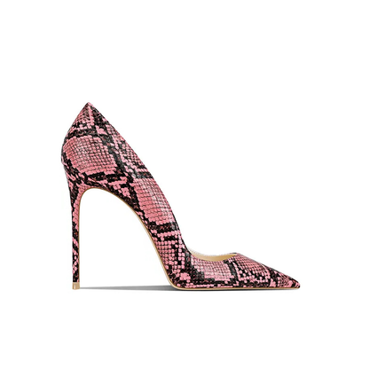 Funki Findz | Shoes | Women's Snake Skin Pattern High Stilettos